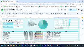 How to Use Simple Event Tracker (Step-by-Step Guide) - Google Sheets Template