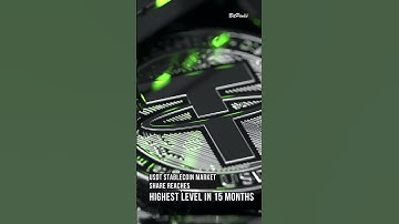 Tether USDT Stablecoin Market Share Reaches Highest Level in 15 Months #shorts