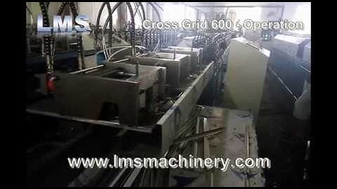 LMS Ceiling Cross Tee Grid 600 Roll Forming Machine