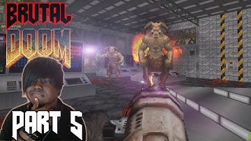 PORTAL BOSSES | Project Brutality Walkthrough Gameplay (BRUTAL DOOM STARTER PACK) - Part 5