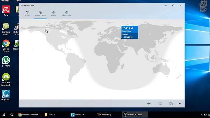 How to Pin a World Clock To Start In Windows 10