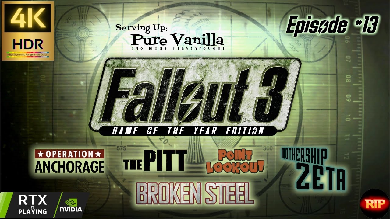 Fallout 3: GOTY (2008) (PC) - Ep. 13: Arefu (Pt.4) | Retro-Visit A Classic | 4K HDR 60FPS No-Mods