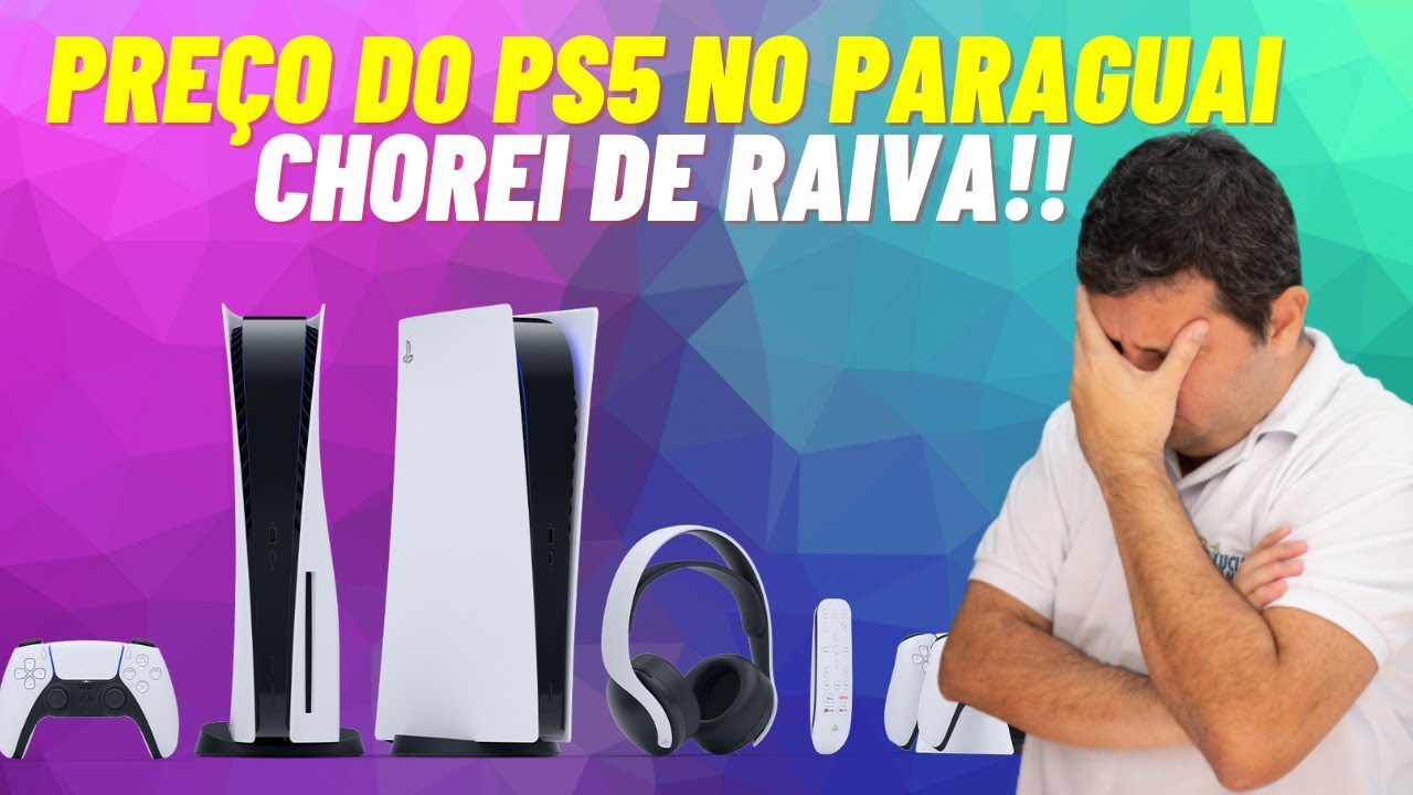 COMPREI MEU PS5 NO PARAGUAI! 