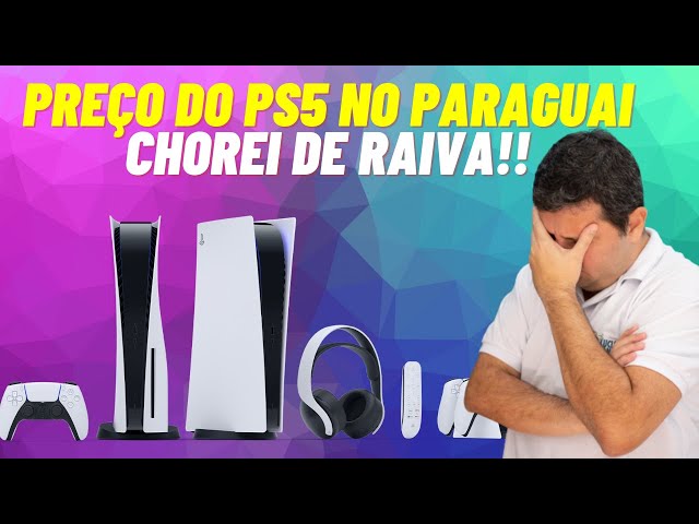 Preço do Playstation 5 no Paraguai 