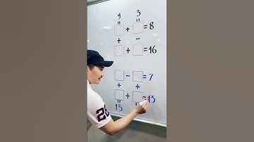 Cộng trừ nhân chia luyện trí thông minh 😜#maths