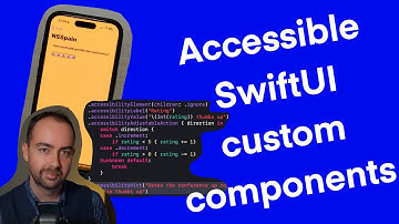 Making a custom component accessible -SwiftUI