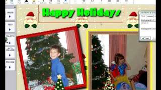 Software Demo - How to use Holiday Templates in Collage Maker screenshot 4