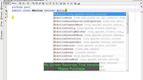 struts on 18-11  with Basics & tiles config...