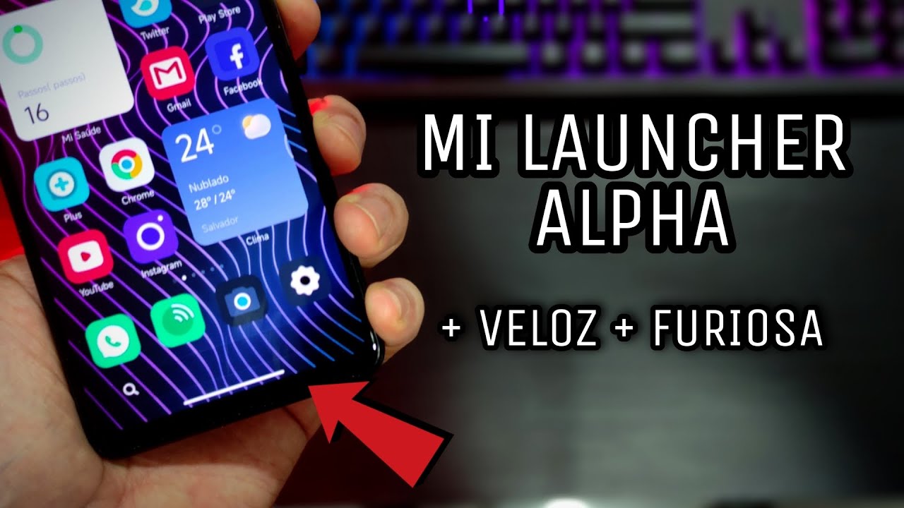 Mi LAUNCHER Alpha - Mais Veloz e + Furiosa - Um Foguete 🚀 - Instale Agora