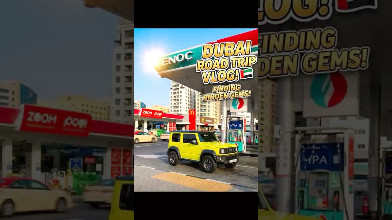 Dubai Road Trip Vlog! 🚗 Finding Hidden Gems