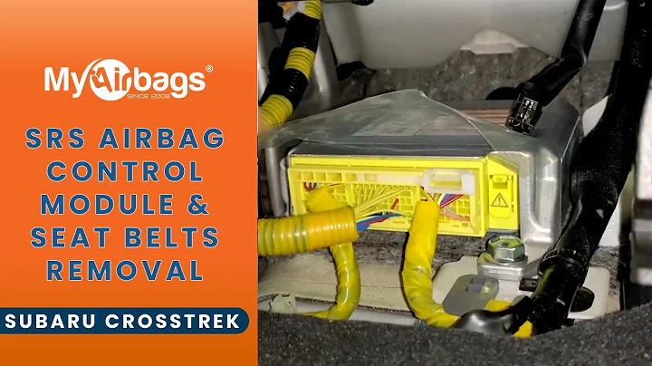 How to Remove SRS Airbag Control Module & Seat Belts on a Subaru Crosstrek | MyAirbags