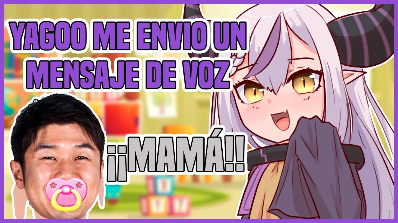 Bebé YAGOO hace su aparición en el stream de Laplus - Hololive