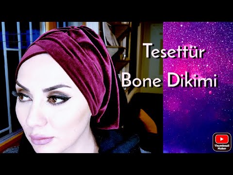 Tesettür Bone Dikimi, Kolay ve PRATİK bone Dikimi