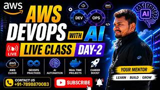 Aws Devops With Ai Live Class Day-2 || Aws Devops full course in hindi latest aws devops 2026