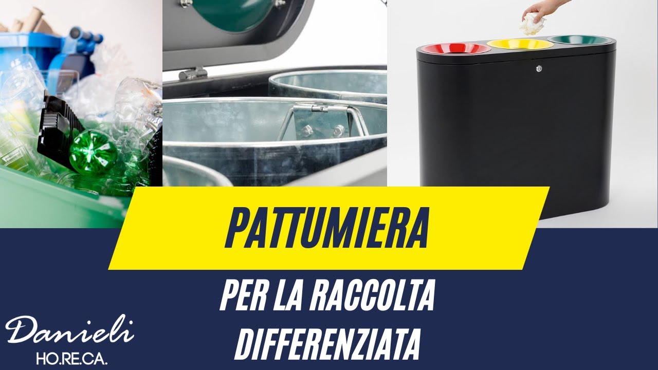 Pattumiera per raccolta differenziata, 40 litri, ECOBOX NOA