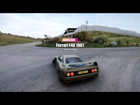 Forza Horizon 5 Gameplay - Ferrari F40 1987 - RTX 4080 (PC 4K-60FPS)