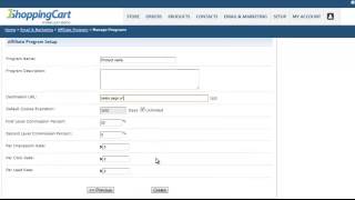 How to Add a Product to an Affiliate Program in 1ShoppingCart