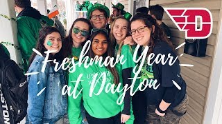 Freshman year at the University of Dayton