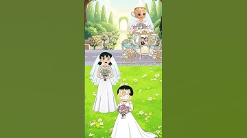 Cô dâu nào mới là Shizuka thật? #nobita #shizuka #brainrot #tungtungtungsahur