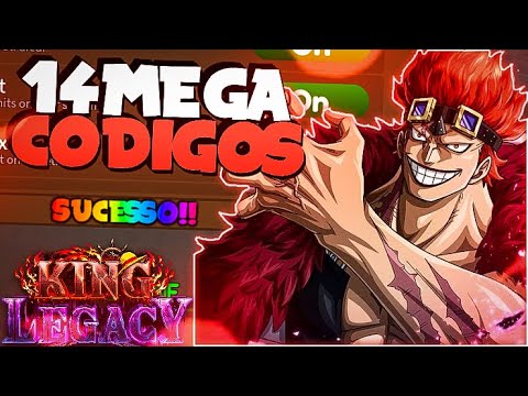 NOVA ATUALIZAÇÃO UPDATE 4! E NOVAS FRUTAS CODIGOS SECRETOS KING LEGACY (KING  PIECE) UPEI DO 1AO 3400 