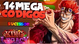 SAIU 12 MEGA CÓDIGOS *FUNCIONANDO* NO KING LEGACY