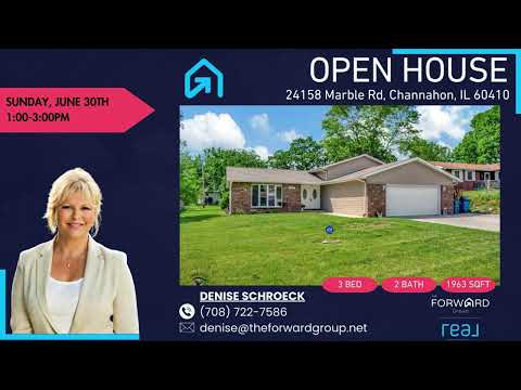 24158 Marble Rd, Channahon, IL home video tour