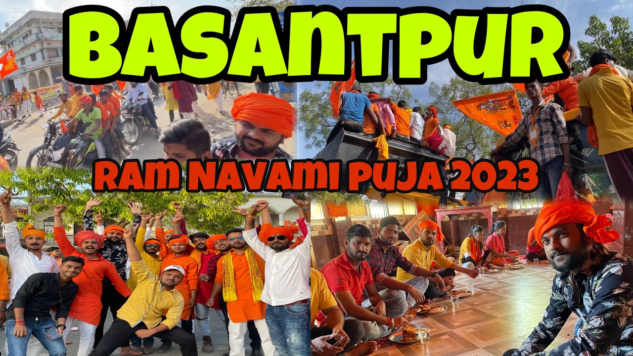 Basantpur Siwan Me Ram Navami Puja🙏🏻❤️ | Ram Navami At Our Home Town Basantpur Siwan | Saurabh6020