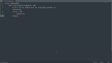 Leetcode 172. Factorial Trailing Zeroes in Python | Python Leetcode | Python Coding Tutorial | ASMR