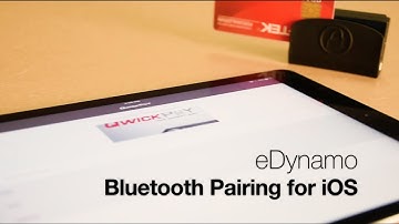 eDynamo Bluetooth Pairing for iOS / Apple Devices