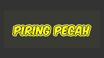 Efek Suara Piring Pecah