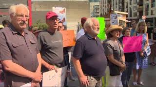 Clergy arrested while blocking ICE entrance