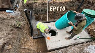 Replacing a septic tank on the river bank EP110