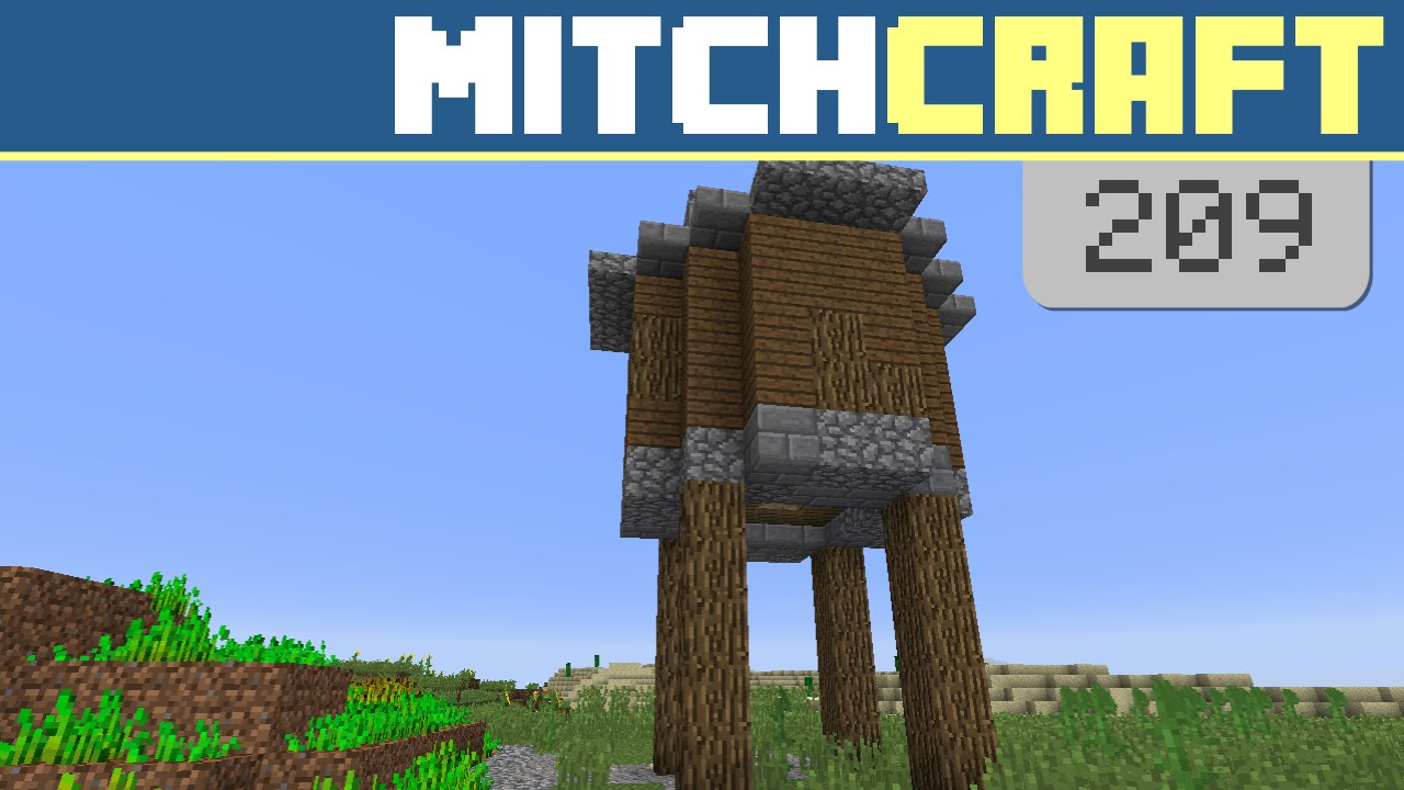 Water Tower - Mitch Plays Minecraft - Ep 209 - YouTube