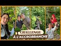 Ref:B5Mg6YA8Eqw Challenge accrobranche avec la @pnrfamily !!