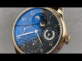 IWC Portuguese Perpetual Calendar Hemisphere Moonphase IW5021-03 IWC Watch Review