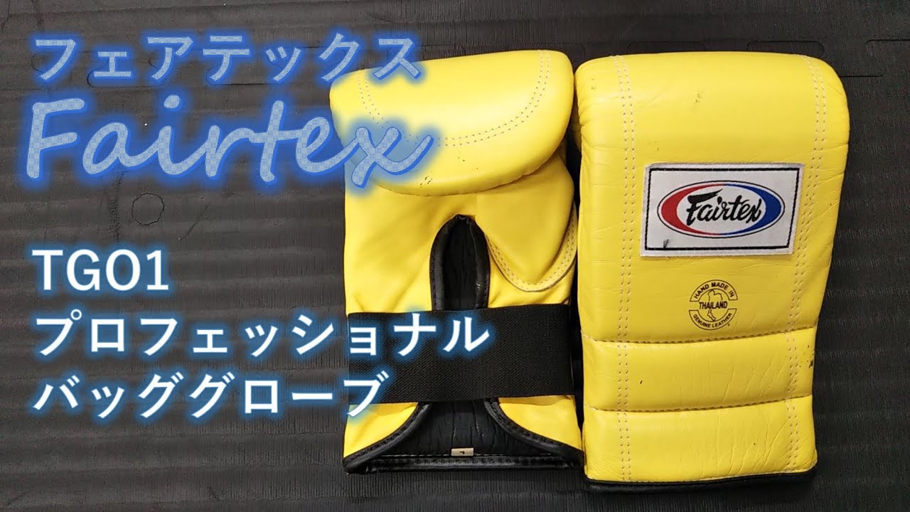 Fairtex】TGO1プロフェッショナルバッググローブLサイズをレビュー