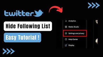 How To Hide Who You Follow On Twitter !