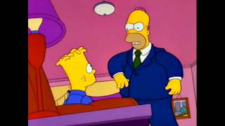 Robar? Como Pudiste Homero Regañando A Bart Por Robar