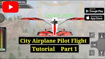 City Airplane Pilot Flight - Gameplay Walkthrough - Part 1(Android,iOS)