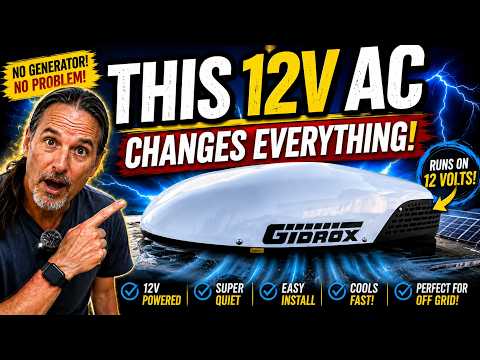 GIDROX 12V DC RV Air Conditioner — Can It REALLY Run All Night on Batteries?