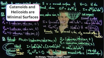 Catenoids and Helicoids are Minimal Surfaces