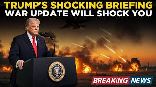 Us News  Trumps War Briefing Just Dropped  What He Said Will Shock You  Donald Trump News