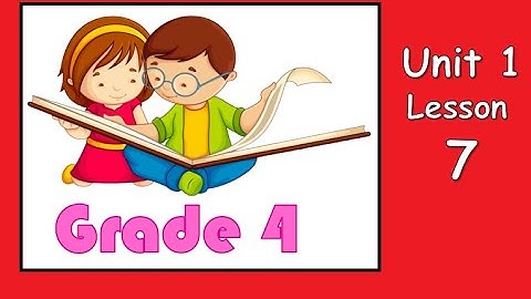 Grade 4 : Unit one - lesson 7 (Descending and Ascending Numbers )