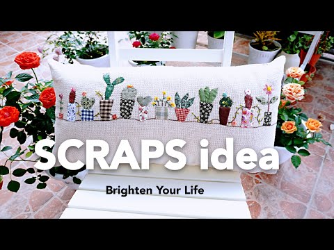 Easy and Simple Applique Work┃Applique idea┃Hand Stitch┃Brighten Your Life #HandyMum