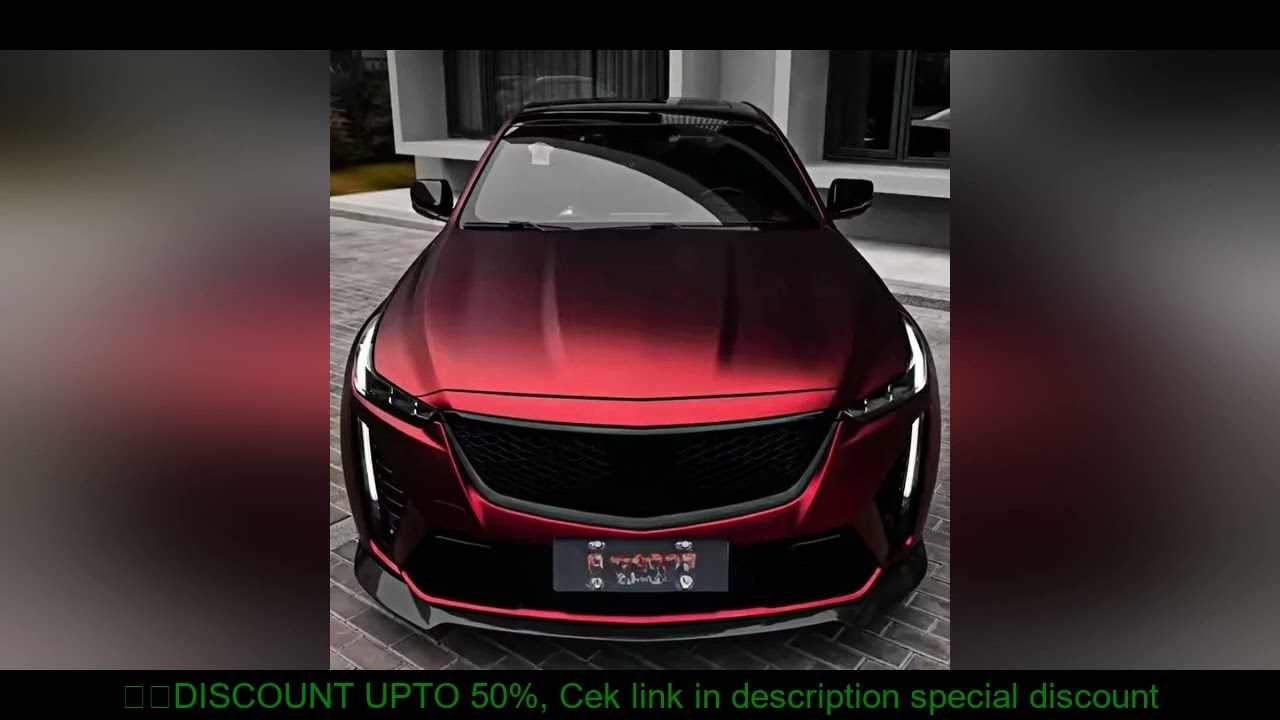 3M Colour PET Film Matt Chrome rome Red Car Vinyl Wrap Auto Films Pellicola Wrapping Anti-scratch Co