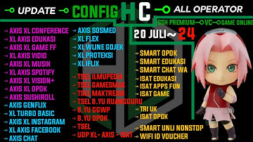 UPDATE CONFIG EHI | AXIS GAME, XL, INDOSAT, TELKOMSEL, SMARTFREN || 20 JULI 2024