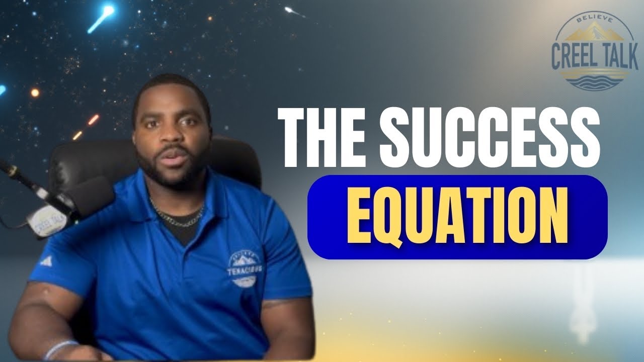 The Success Equation #creeltalkweekly #progressnotperfection #MindsetMatters