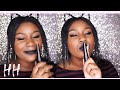 &quot;UNINVITED&quot; FENTY BEAUTY STUNNA LIP PAINT || Brown Skin Girl Demo/Review