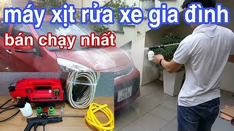 Máy rửa xe chạy xăng mini