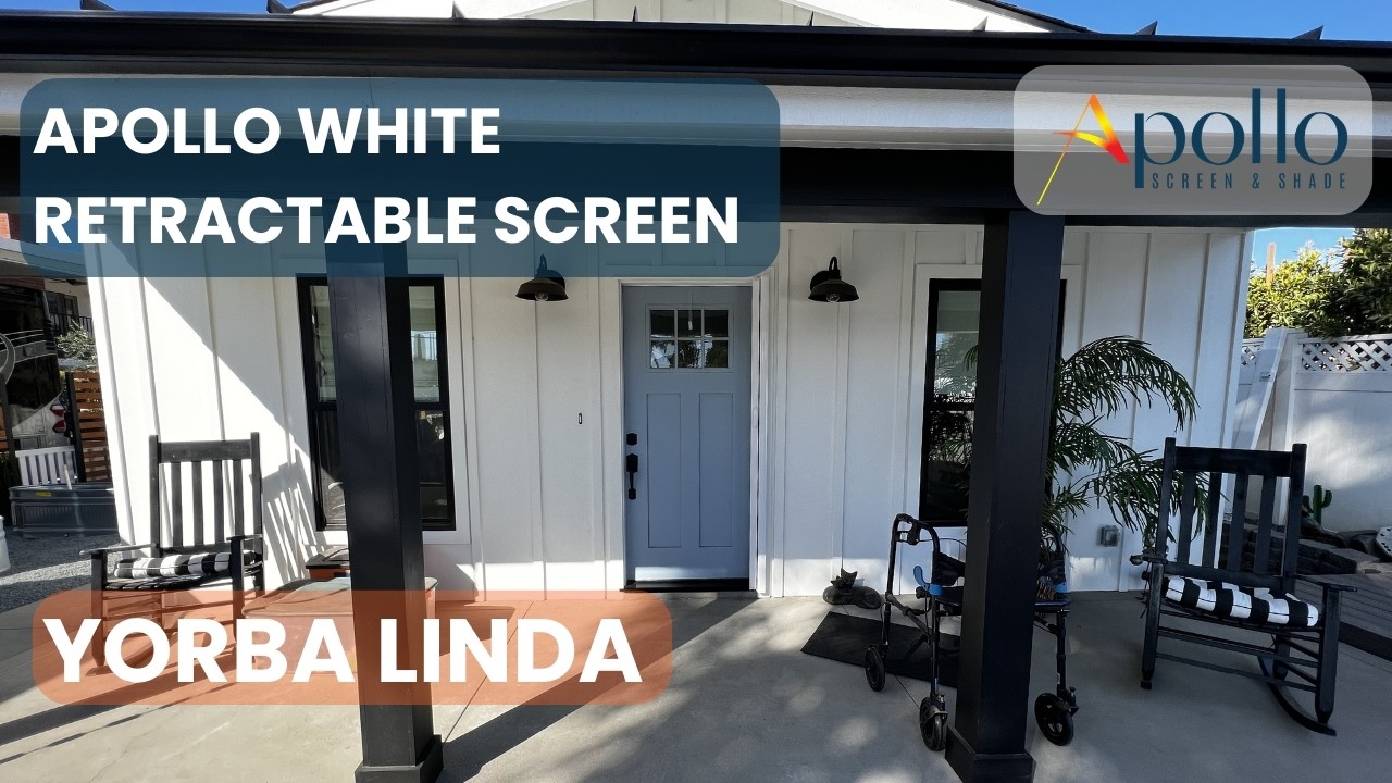 Retractable screen doors installed in Anaheim, California